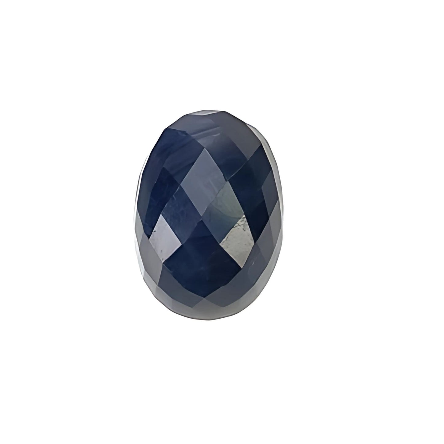 blue sapphire oval checker cut