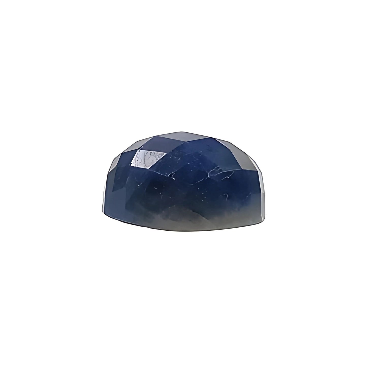 43.55cts Blue Sapphire Checker Cut Natural Untreated Oval Shape 1pc