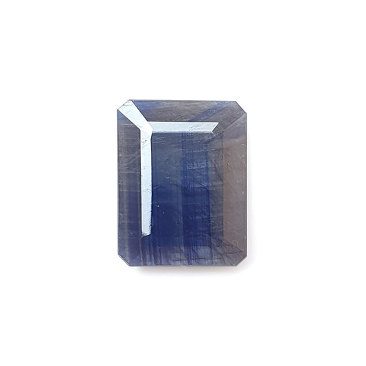 sapphire Octagon faceted cut