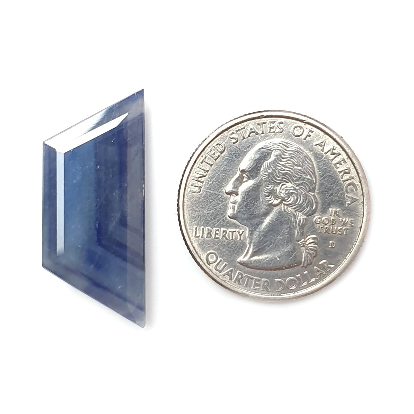 Blue Sapphire Gemstone Faceted Cut: Natural Untreated Unheated Sapphire Fancy Shape 1pc for Jewelry September Birthstone