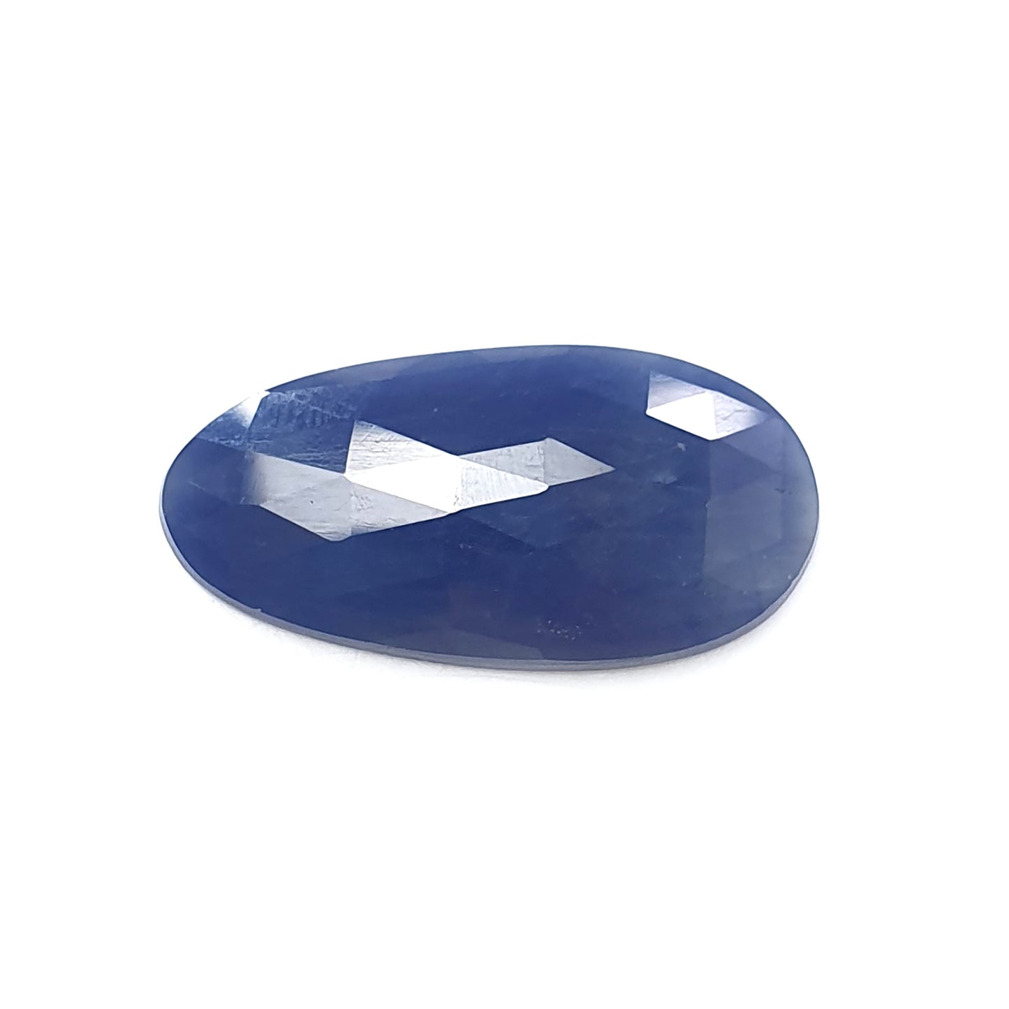 fette di zaffiro blu taglio rosa fantasia