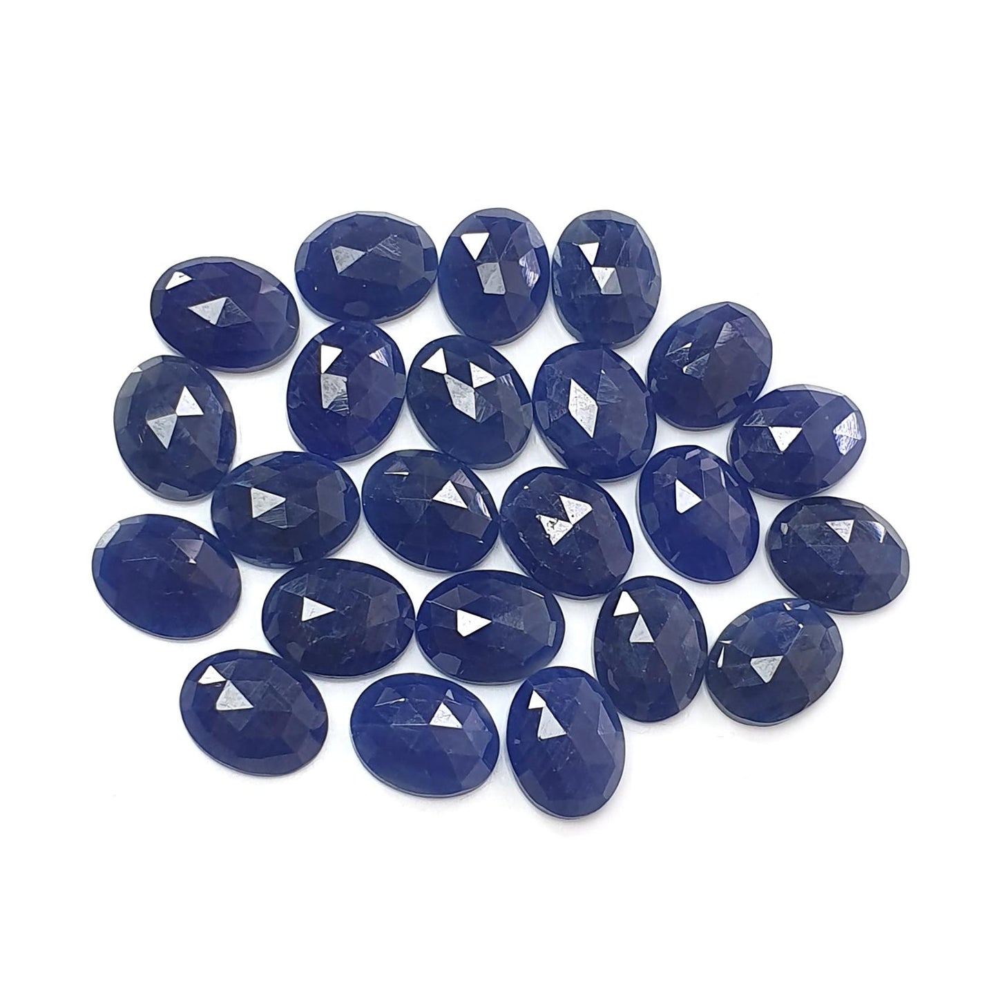 Blue Sapphire Rose Cut Slices