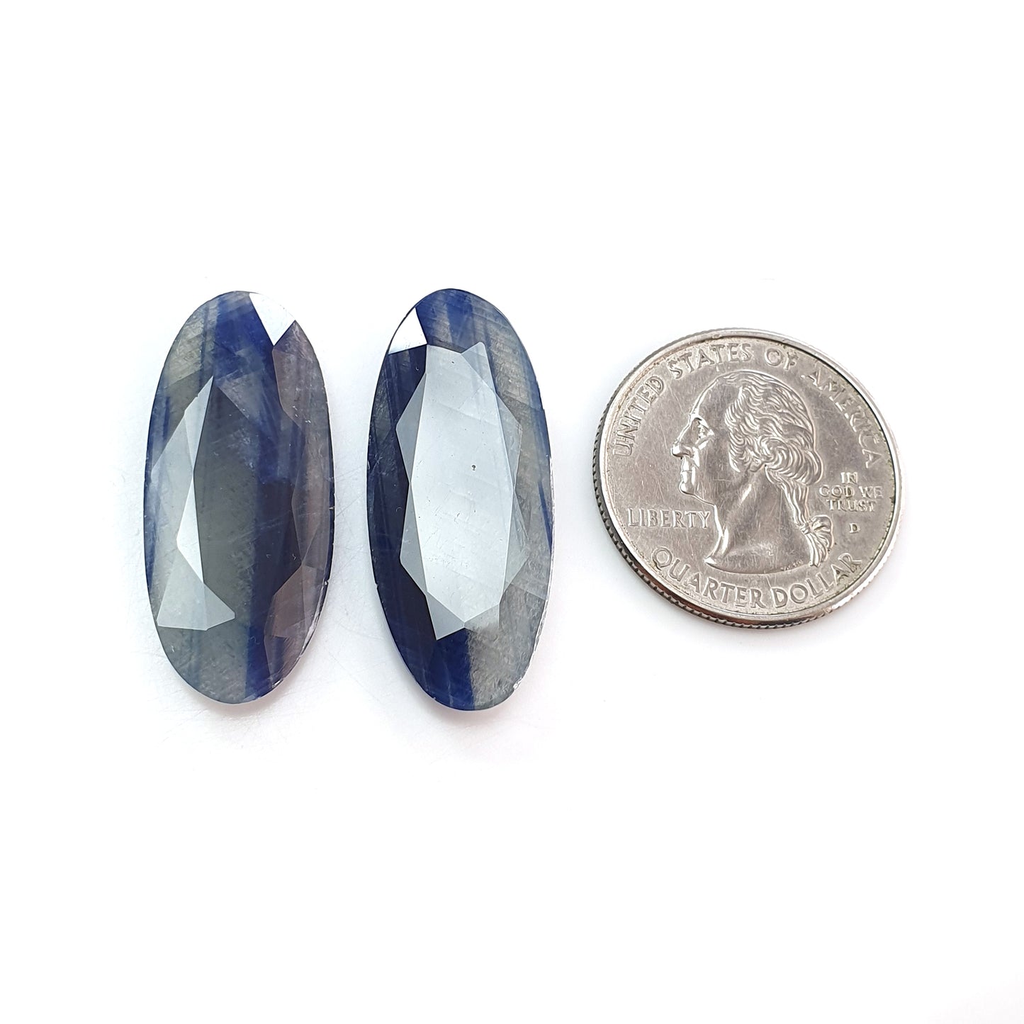 サファイアのファセットカット