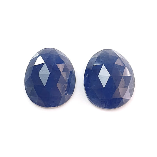 blue sapphire rose cut