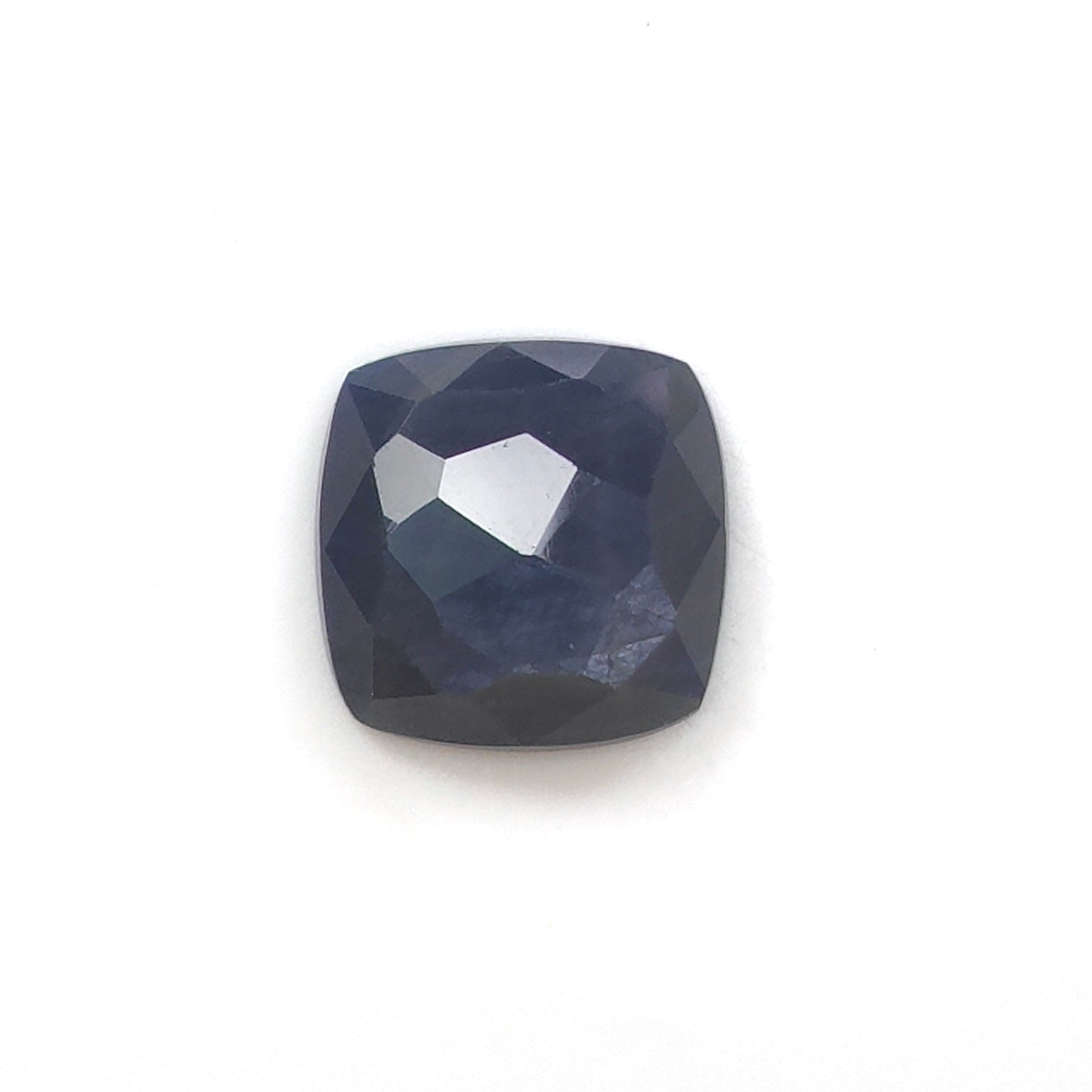 blue sapphire rose cut gemstone