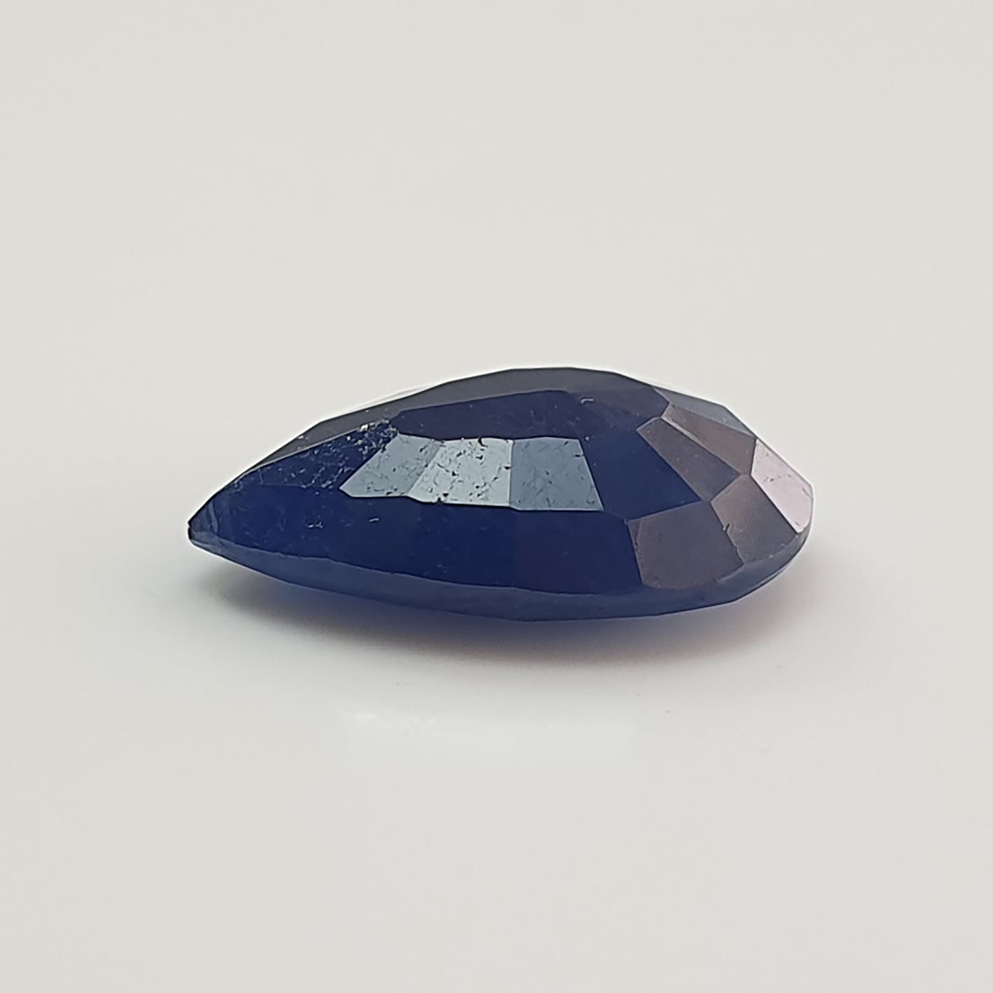 7.30cts Blue Sapphire Gemstone Natural Untreated Pear Shape Faceted Cut 16*11mm