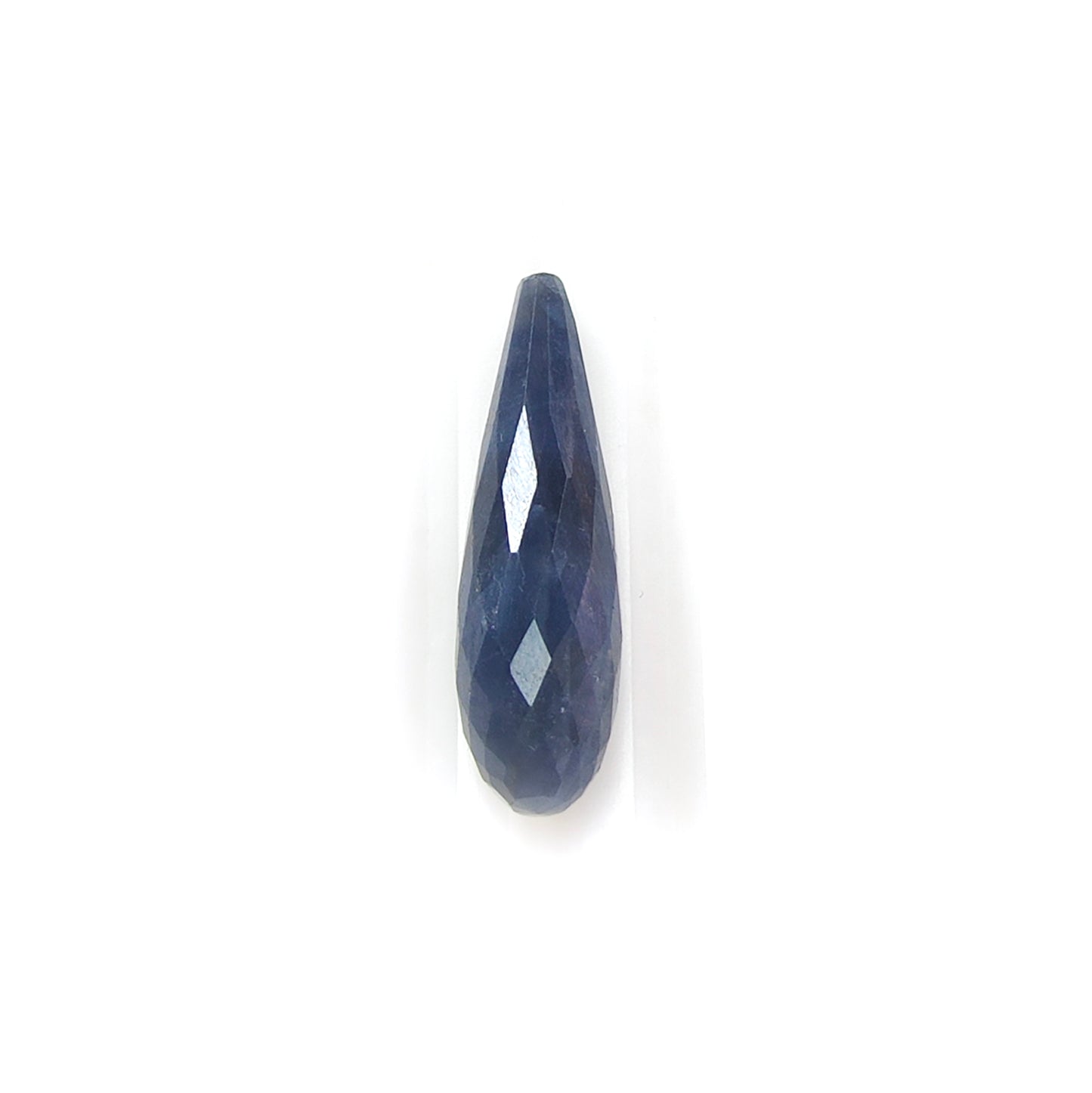 blue sapphire checker cut gemstone