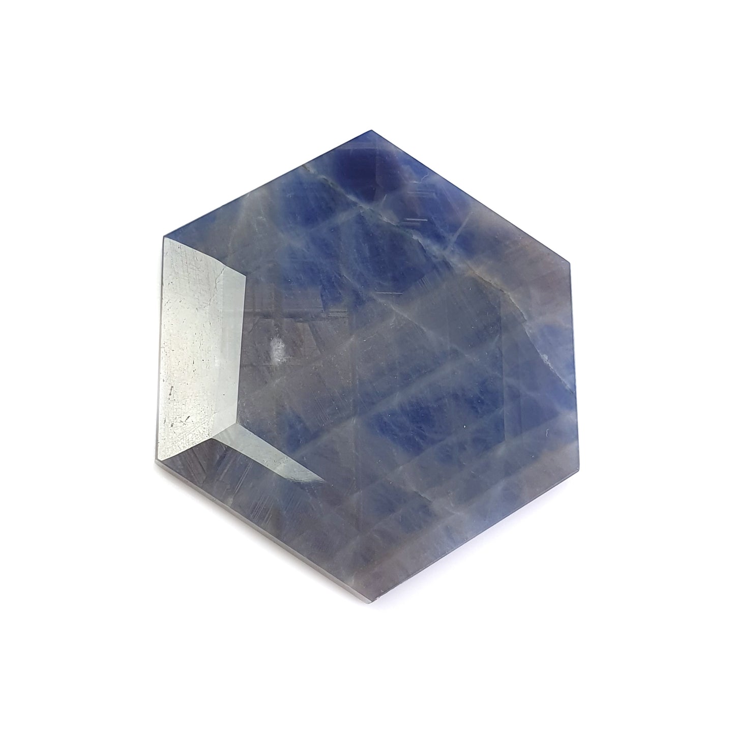 sapphire faceted cut gemstone
