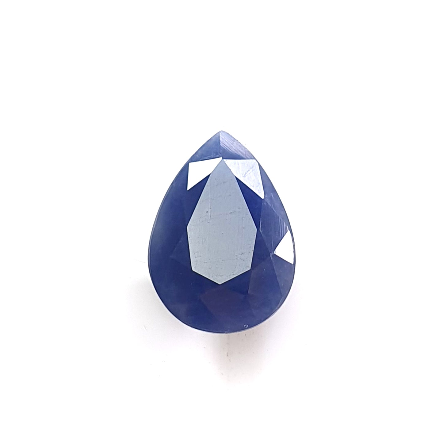 blue sapphire faceted cur gemstone