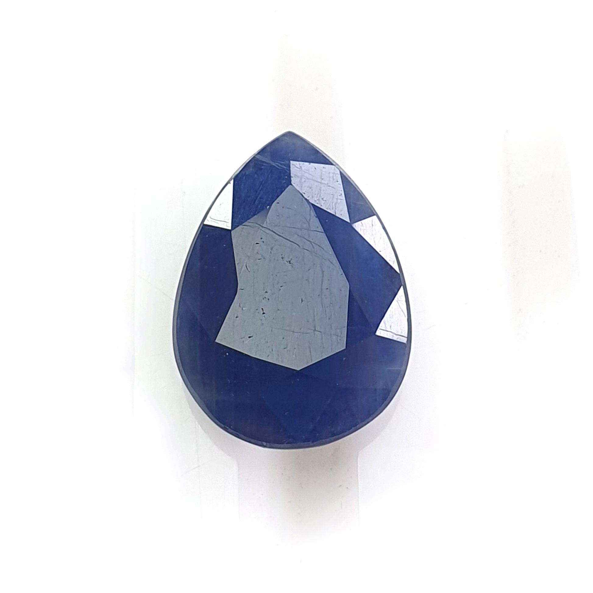 blue sapphire faceted cut gemtone