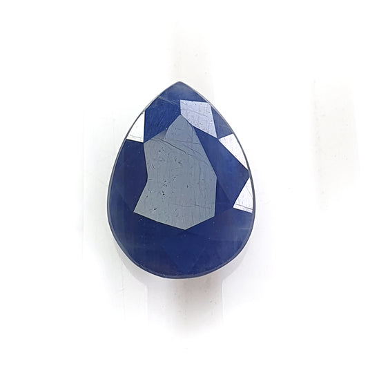 blue sapphire faceted cut gemtone