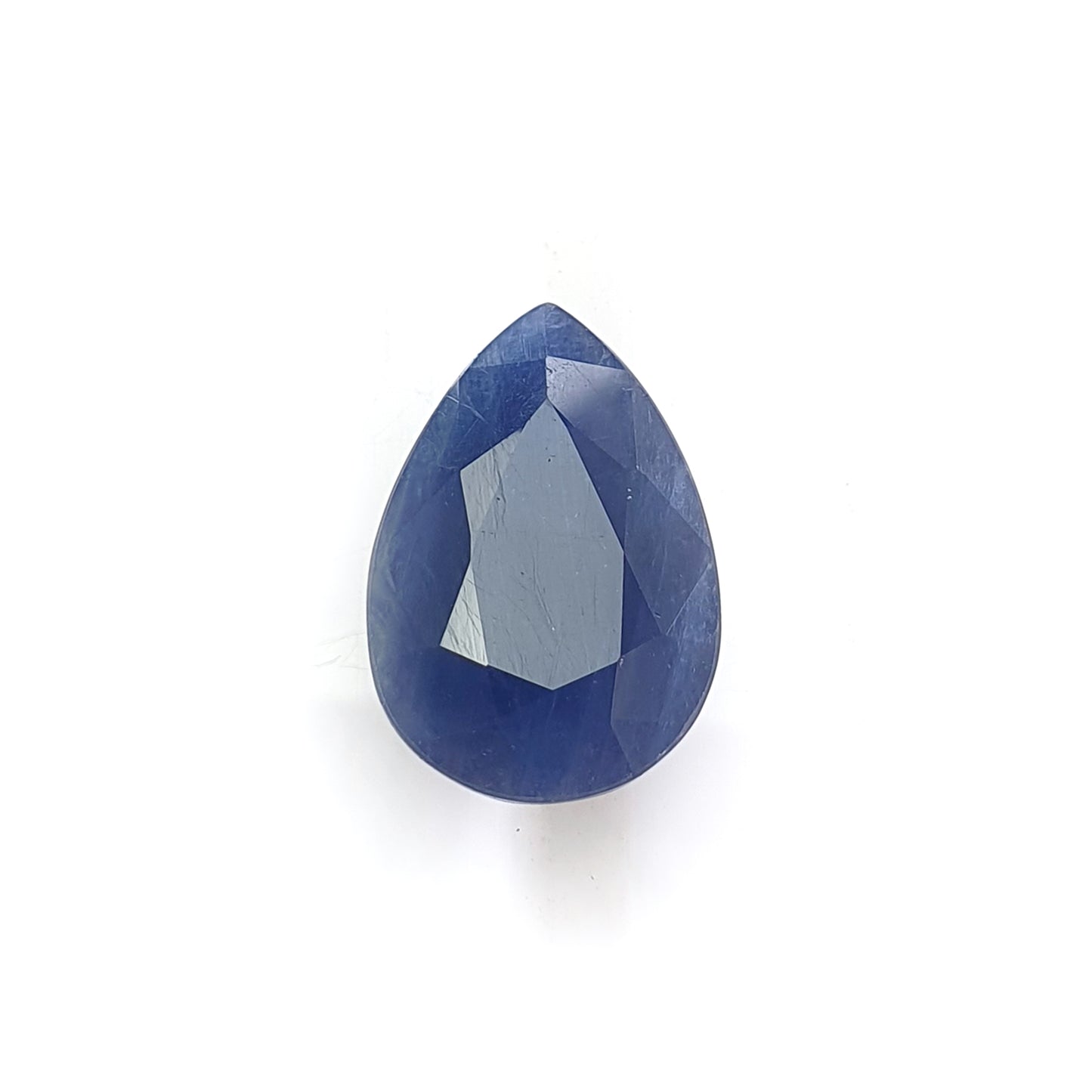 blue sapphire faceted cut gemstone