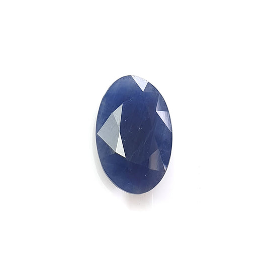 blue sapphire faceted cut gemstone