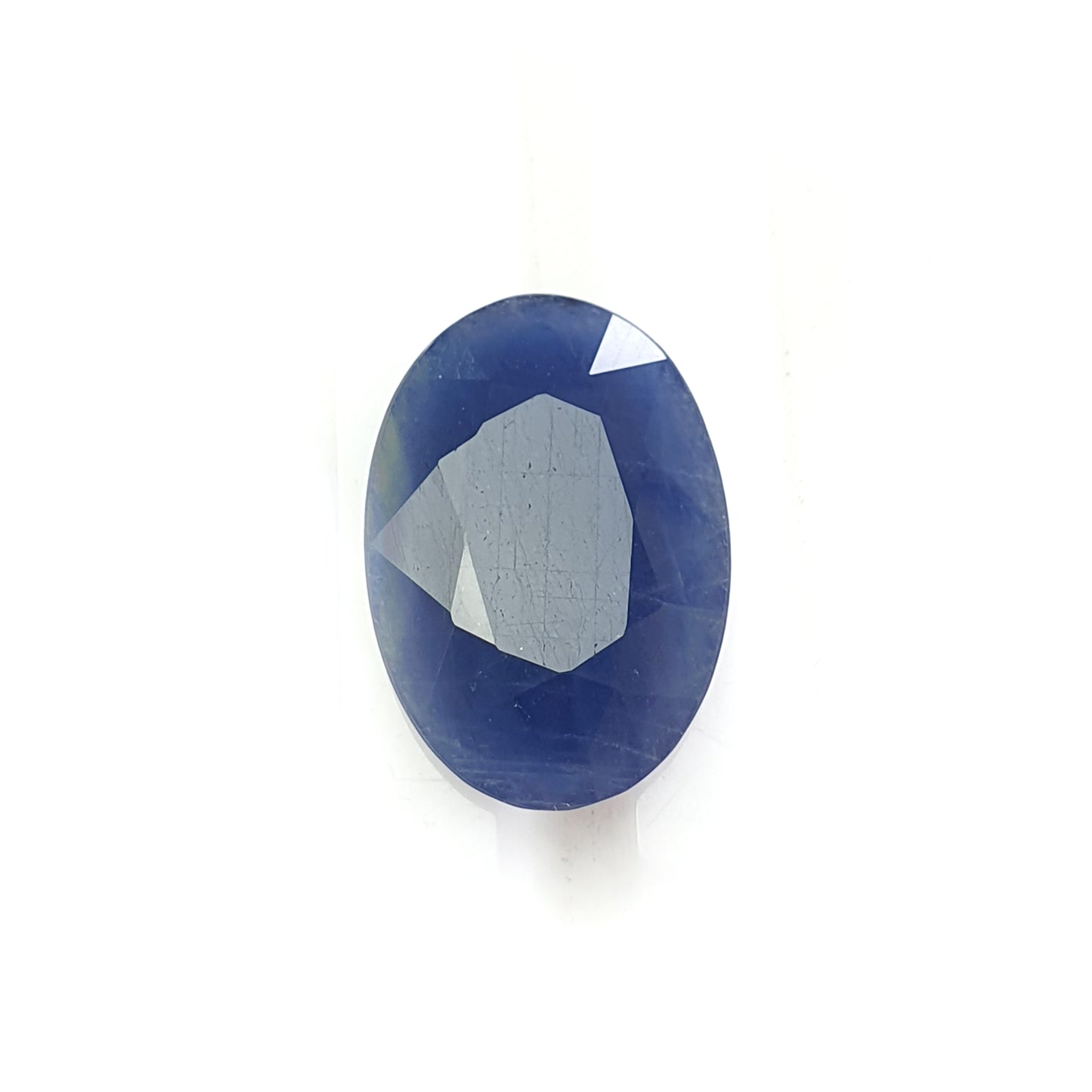 blue sapphire faceted cut gemstone