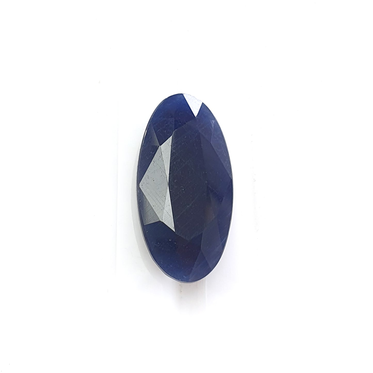 blue sapphire faceted cut gemstone
