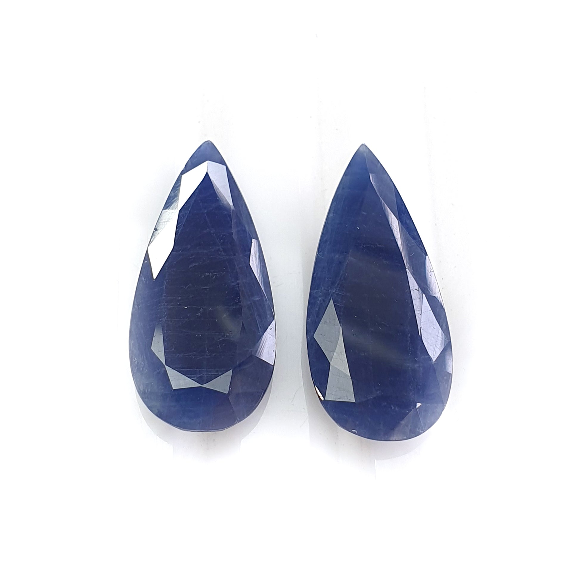 Blue sapphire Faceted Cut Gemstone