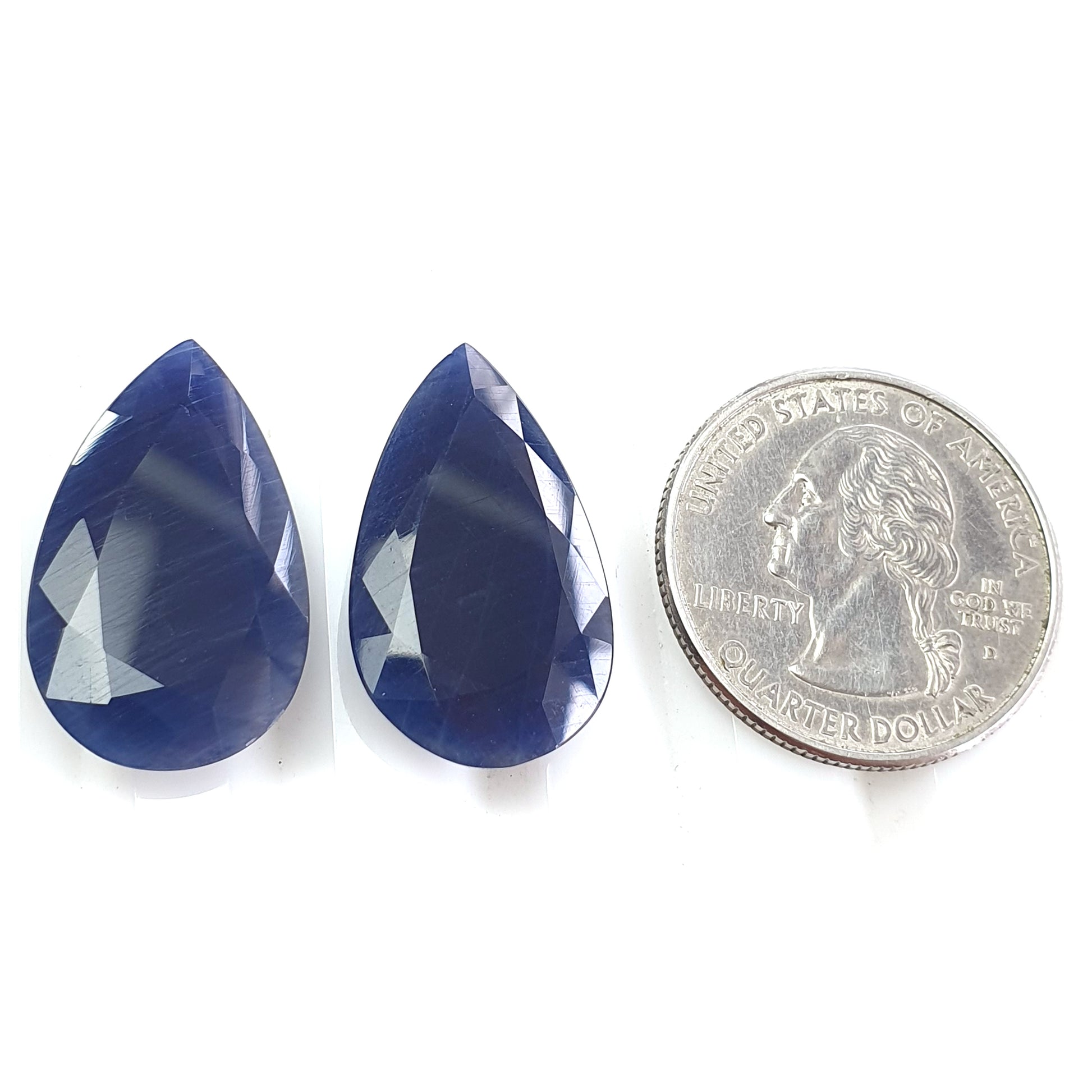 blauer Saphir für Schmuck