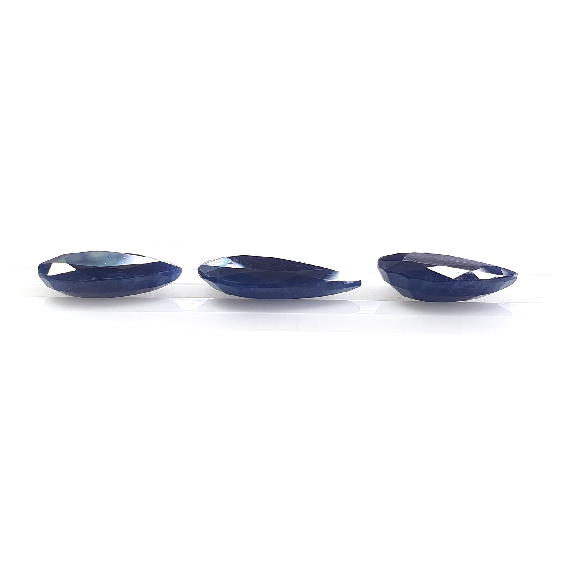 サファイアのファセットカット