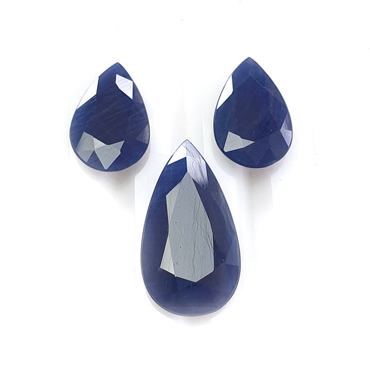 Blue Sapphire Faceted Cut Gemstone