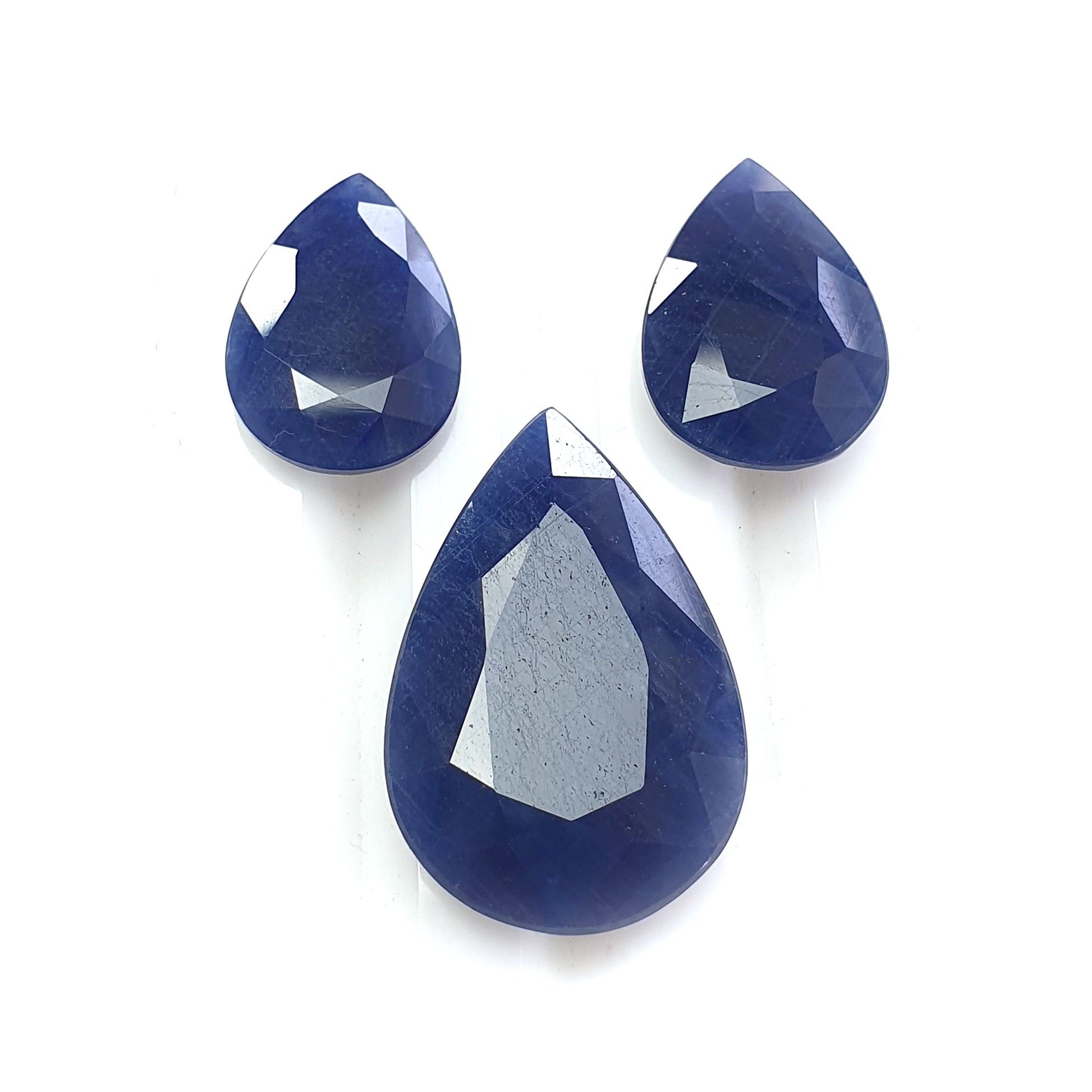 Blue Sapphire Faceted Cut Gemstone