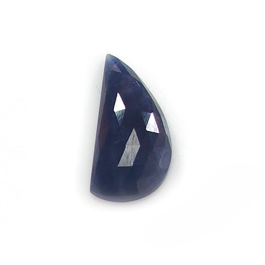 blue sapphire rose cut gemstone