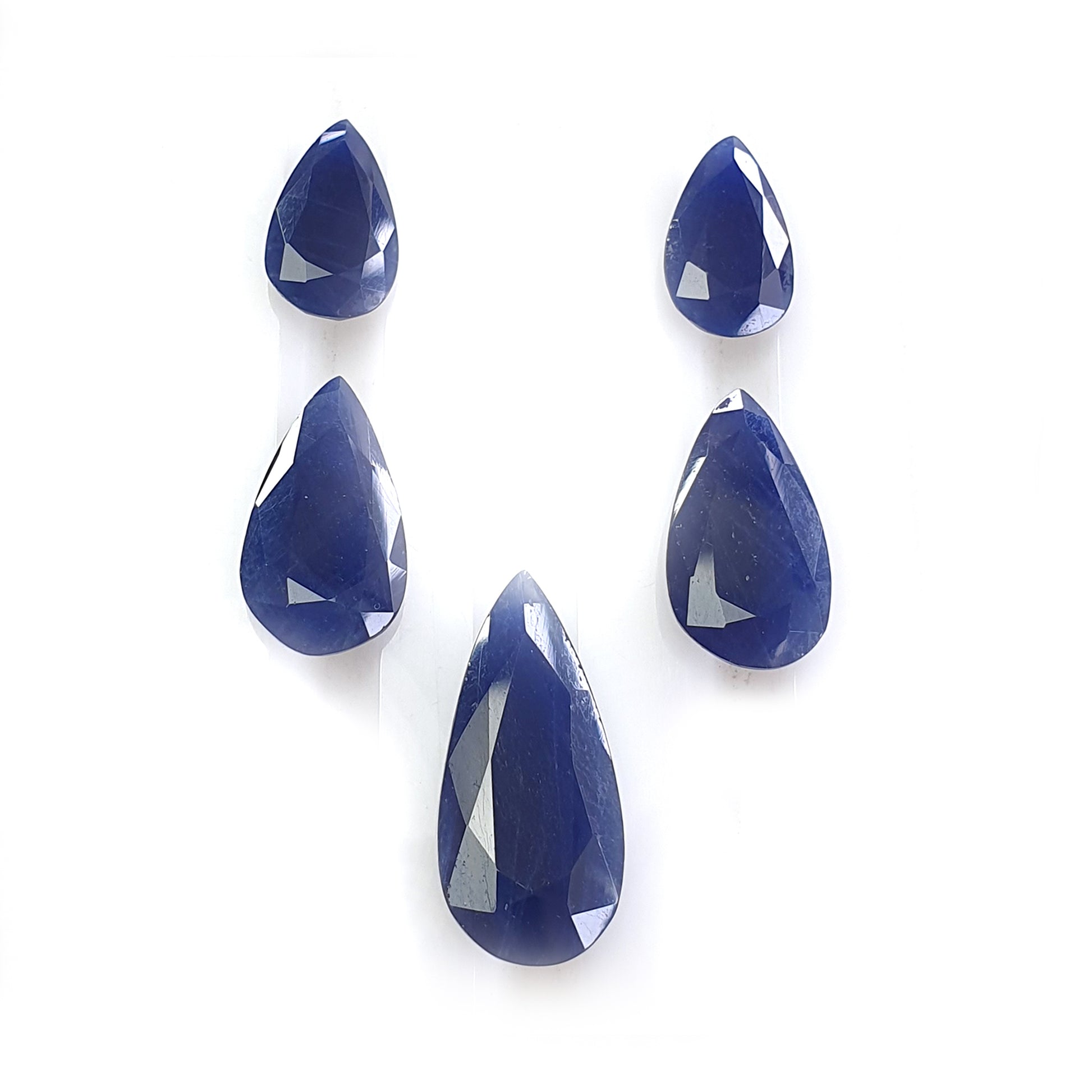 Blue Sapphire Faceted Cut Gemstone