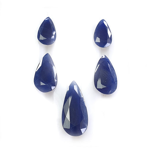 Blue Sapphire Faceted Cut Gemstone