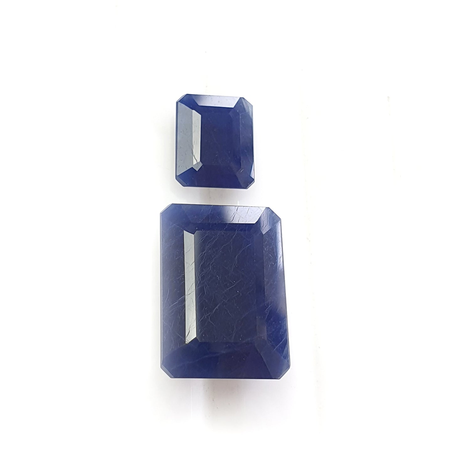 Blue Sapphire Faceted Cut Gemstone