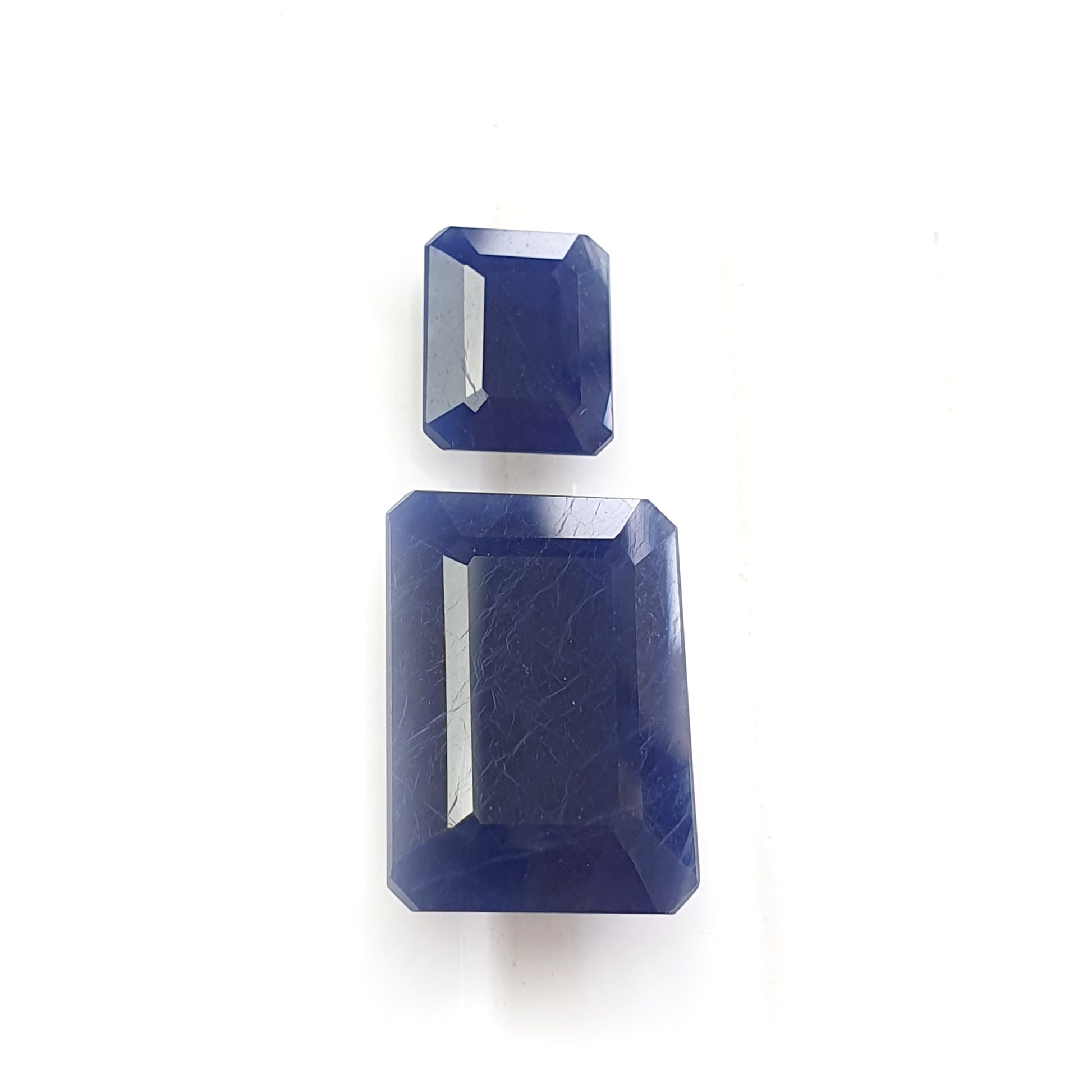 Blue Sapphire Faceted Cut Gemstone