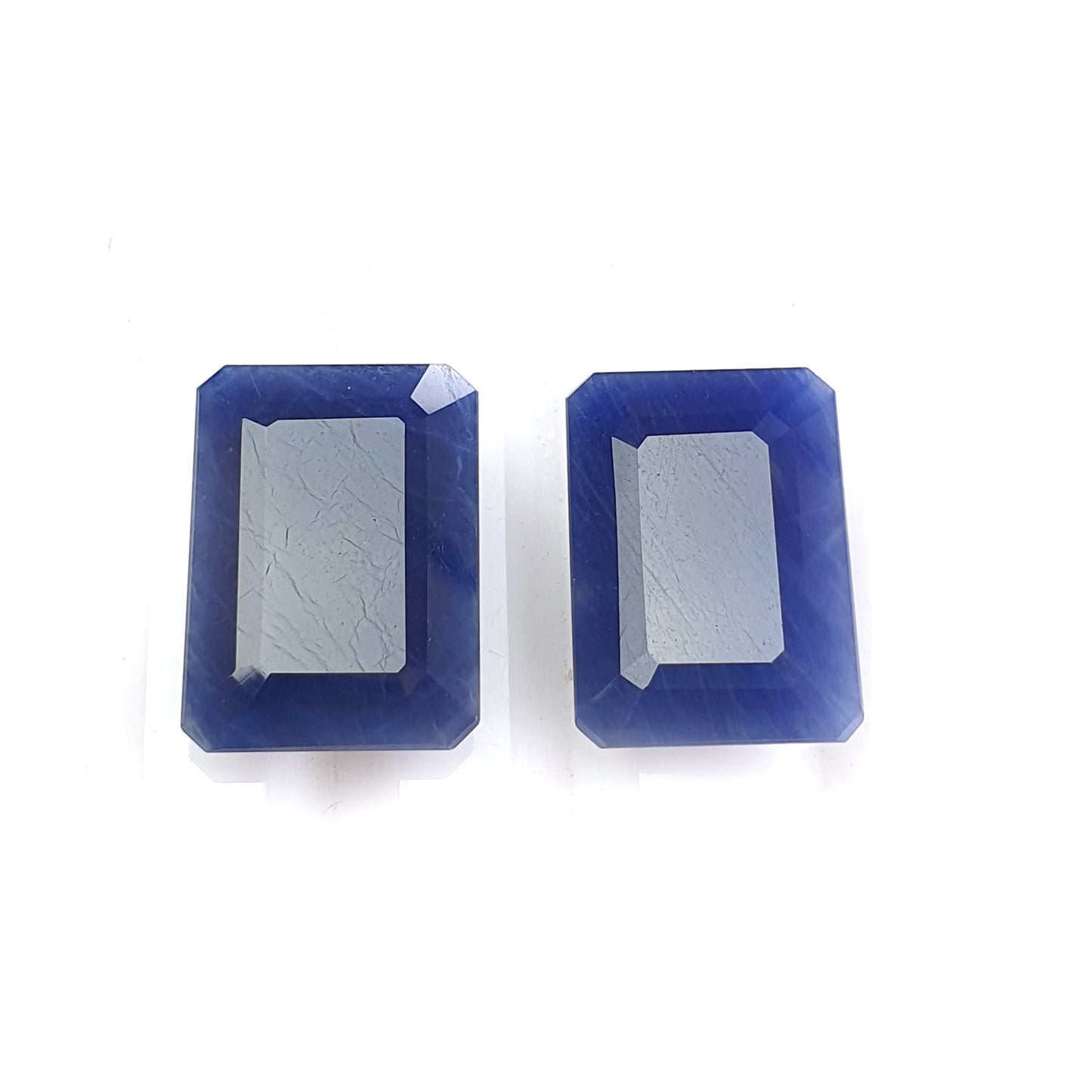 Blue Sapphire Faceted Cut Gemstone