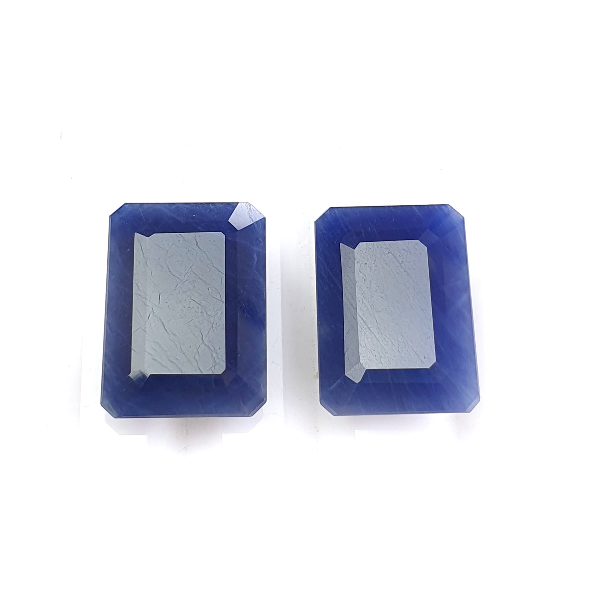 Blue Sapphire Faceted Cut Gemstone