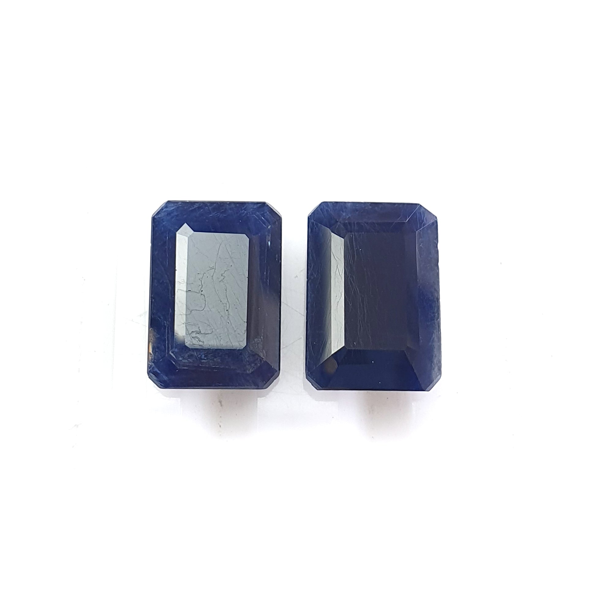 Blue Sapphire Faceted Cut Gemstone