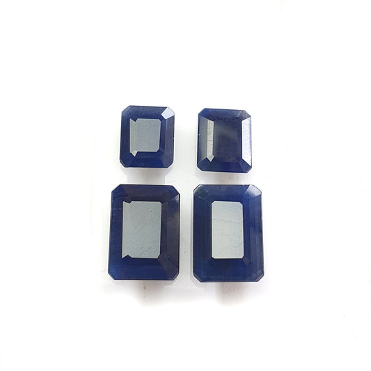 Blue Sapphire Faceted Cut Gemstone