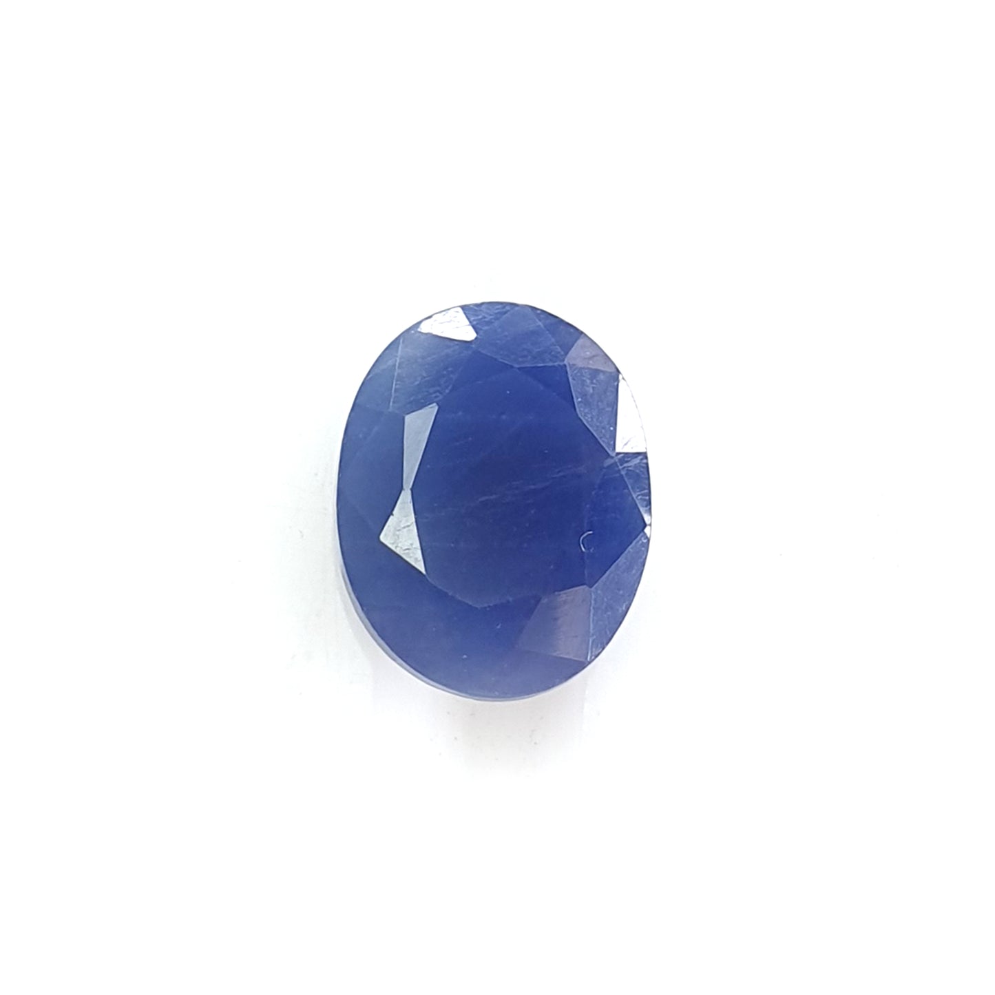 blue sapphire faceted cut gemstone