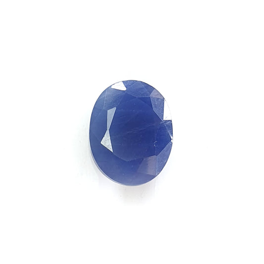 blue sapphire faceted cut gemstone