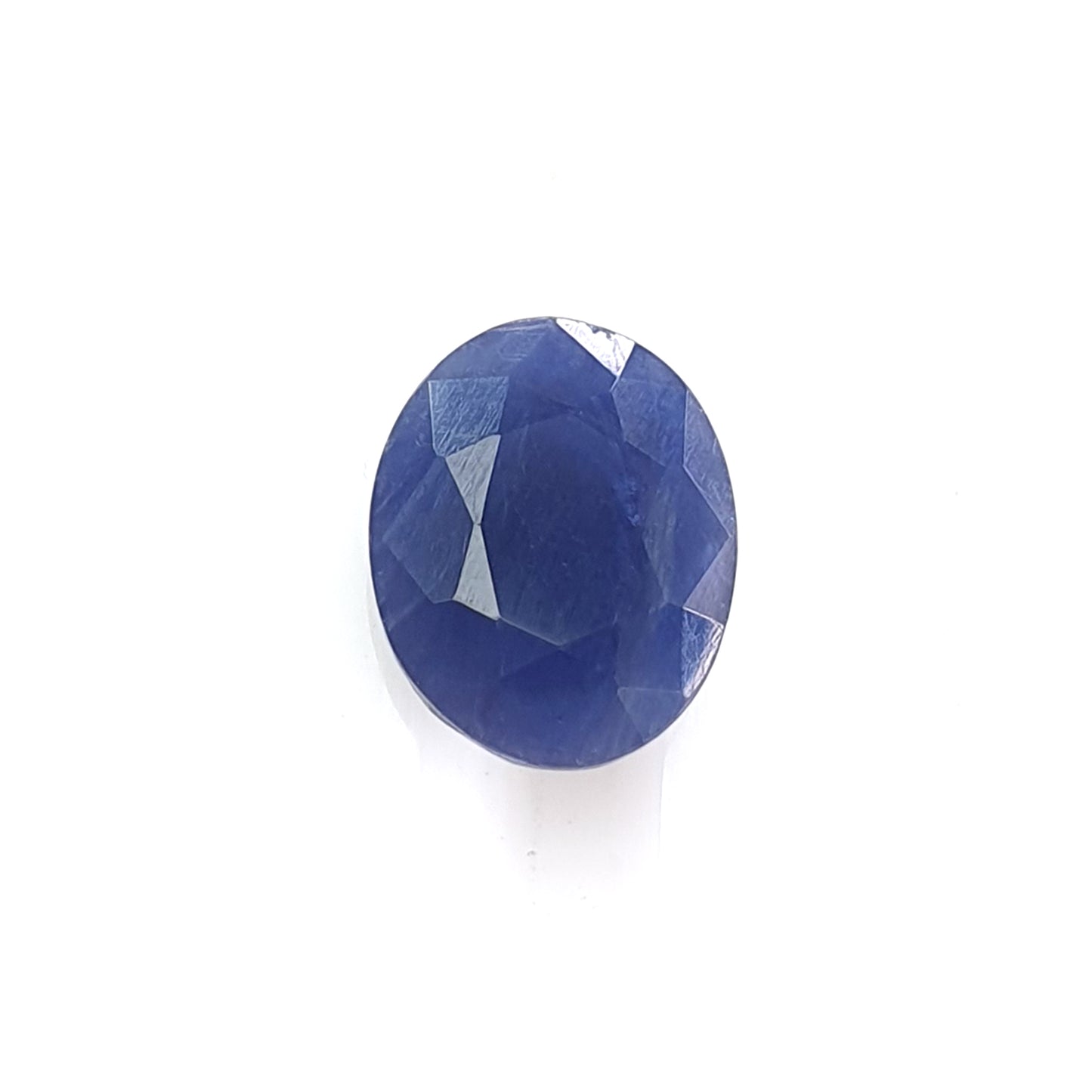 blue sapphire faceted cut gemstone