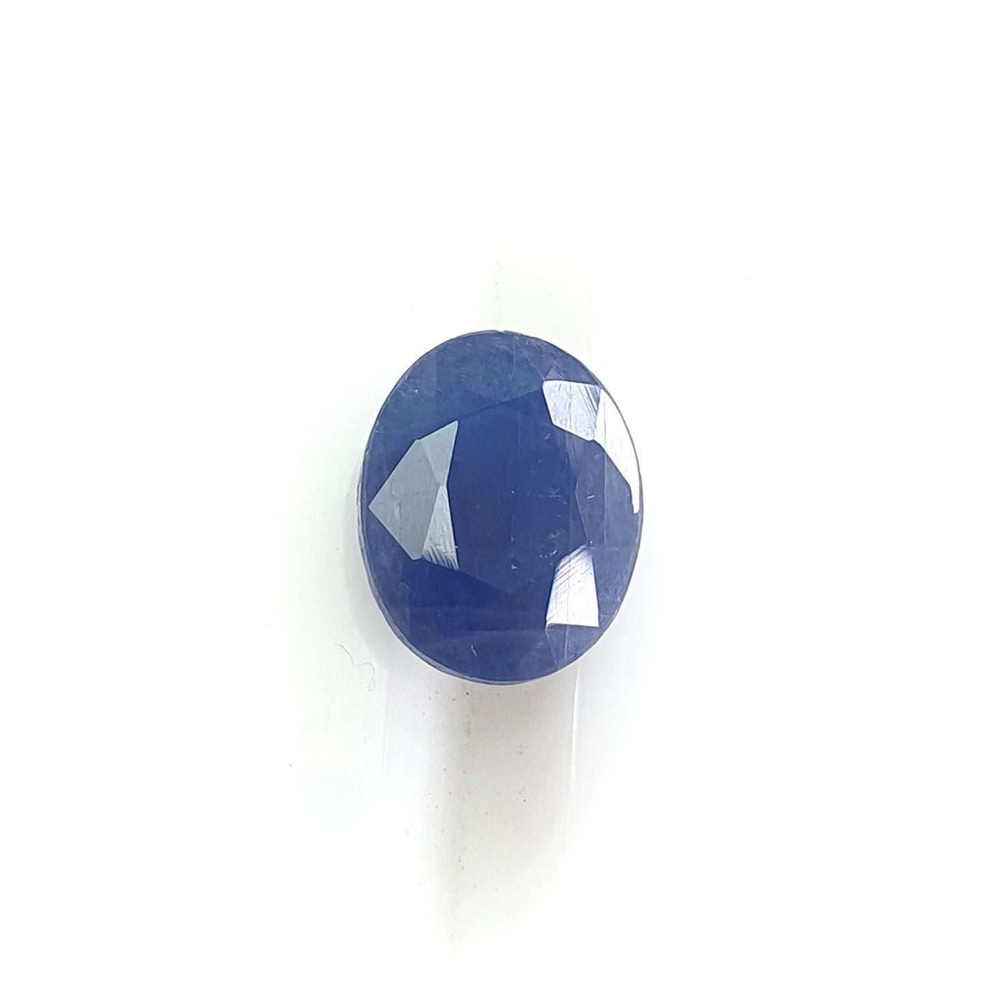 blue sapphire faceted cut gemstone
