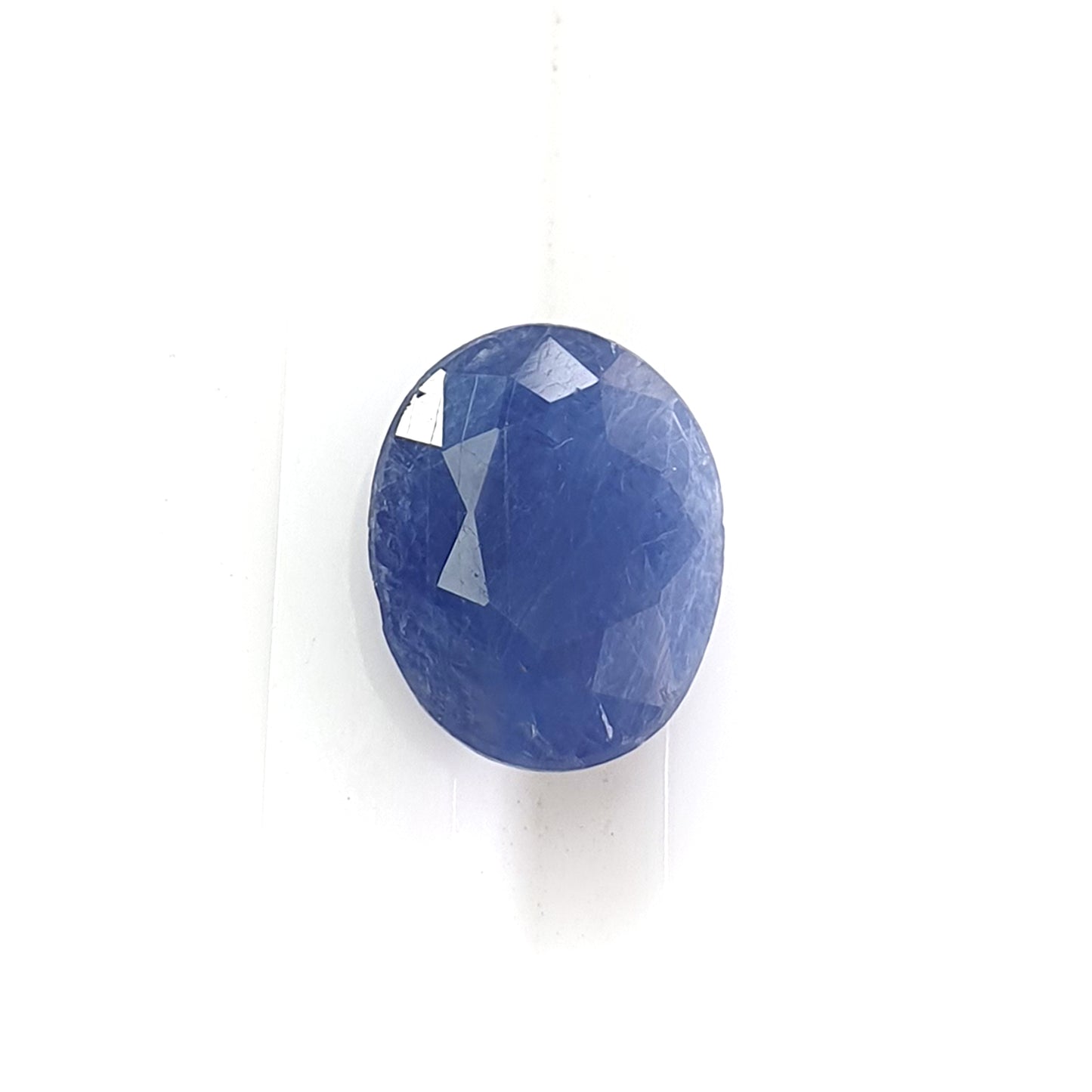 blue sapphire faceted cut gemstone