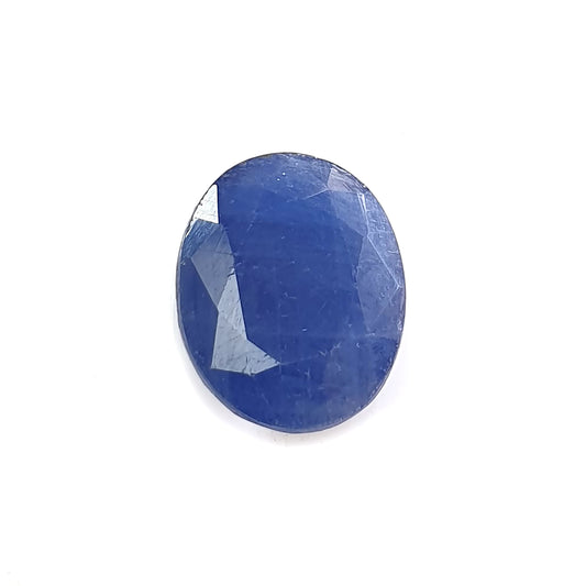 blue sapphire faceted cut gemstone