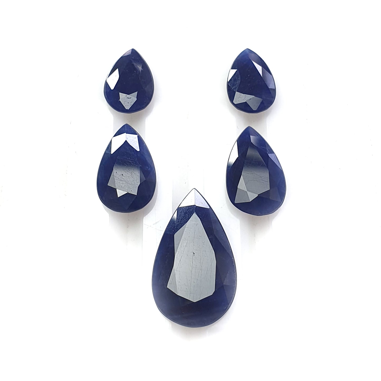 Blue Sapphire Faceted Cut Gemstone