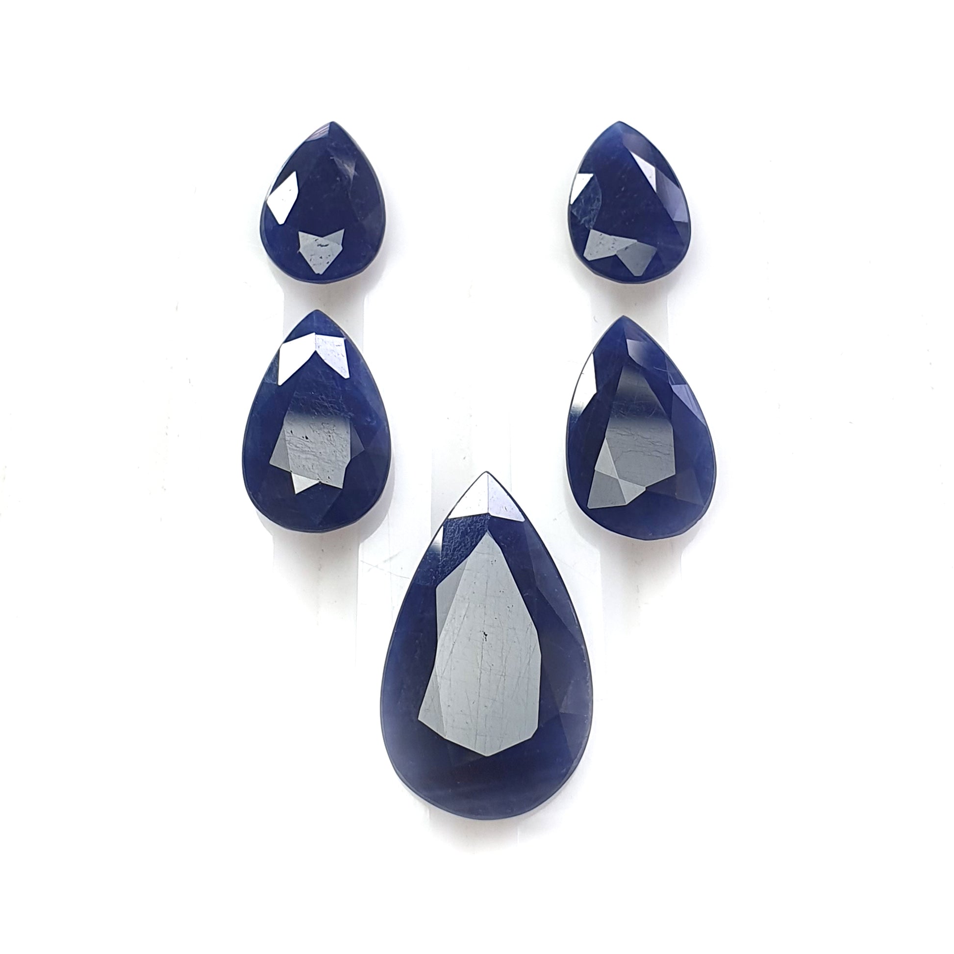 Blue Sapphire Faceted Cut Gemstone
