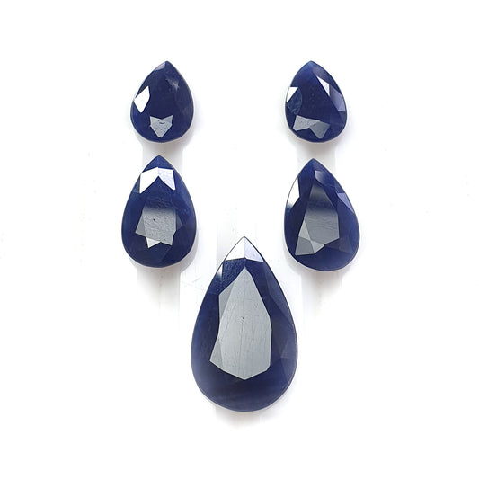 Blue Sapphire Faceted Cut Gemstone