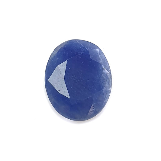 blue sapphire gemstone faceted cut