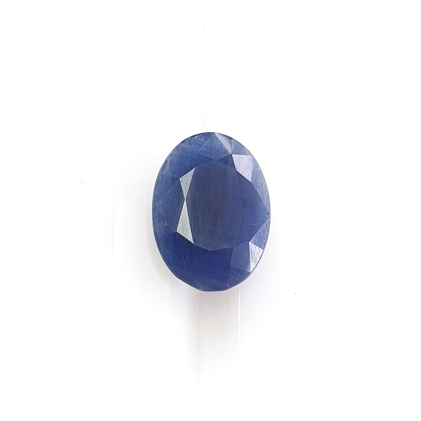 blue sapphire faceted cut gemstone