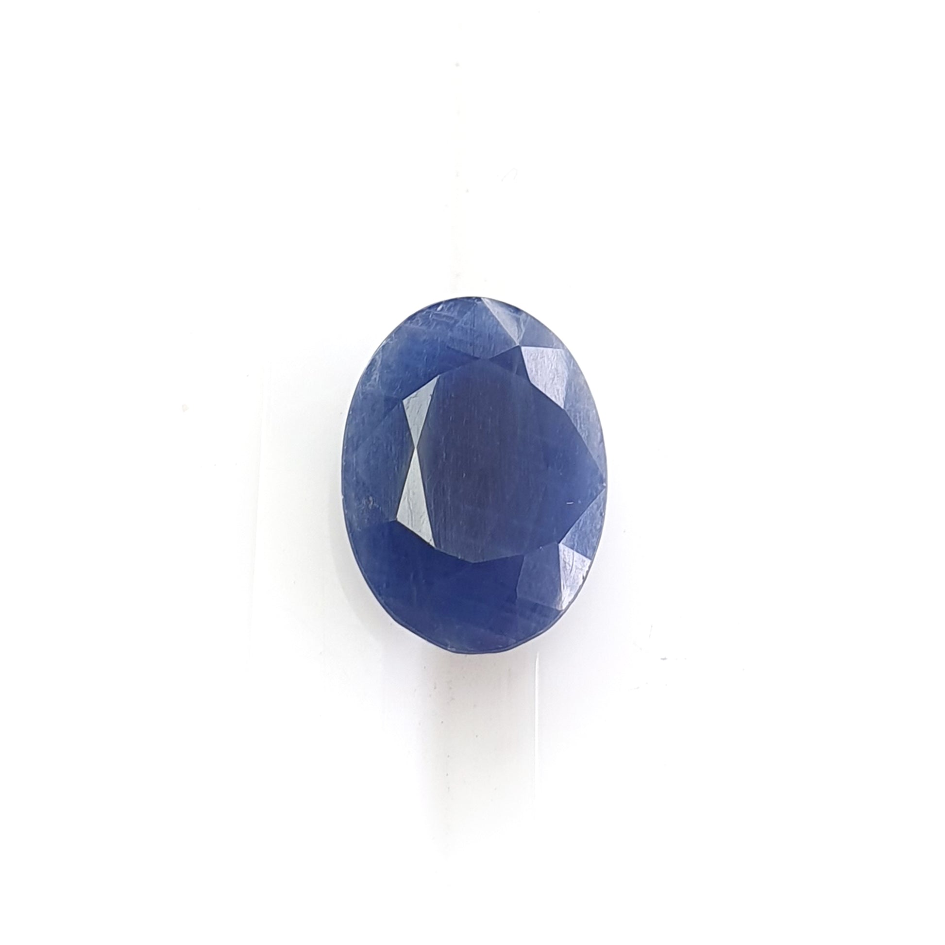 blue sapphire faceted cut gemstone