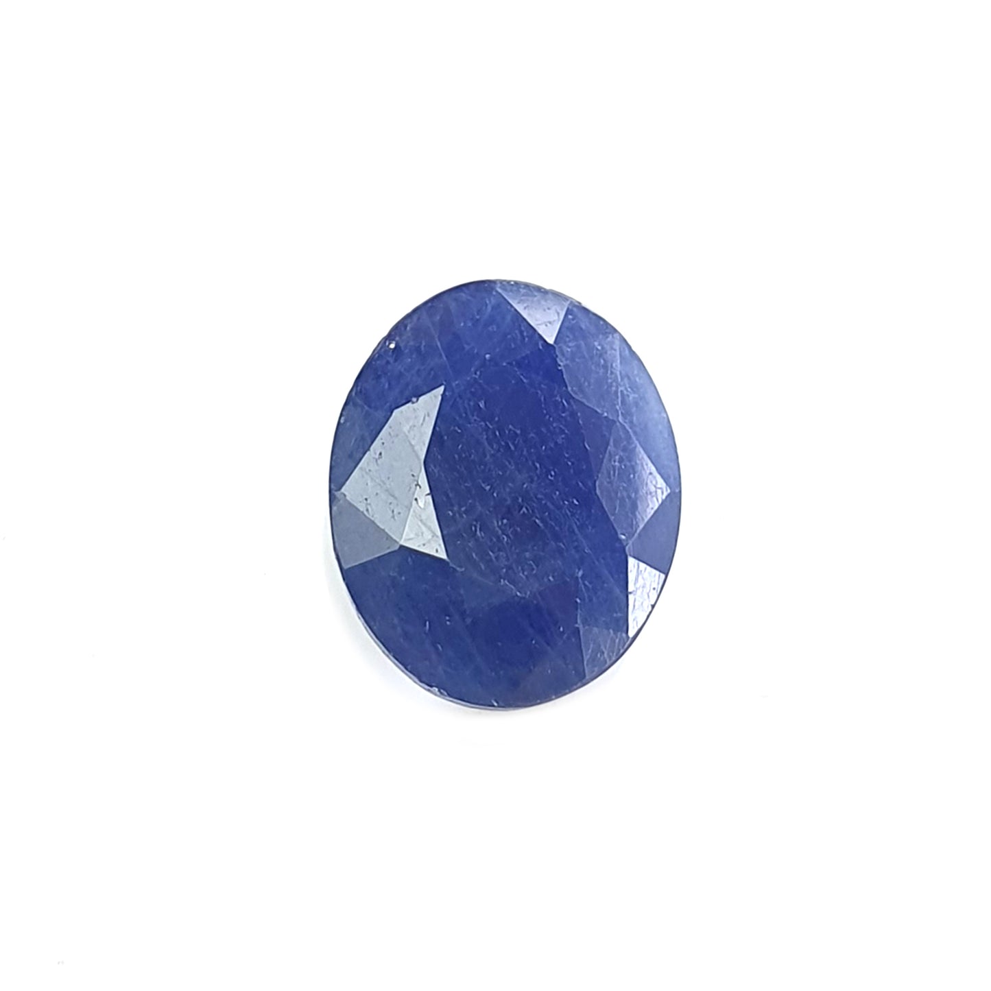 blue sapphire faceted cut gemstone