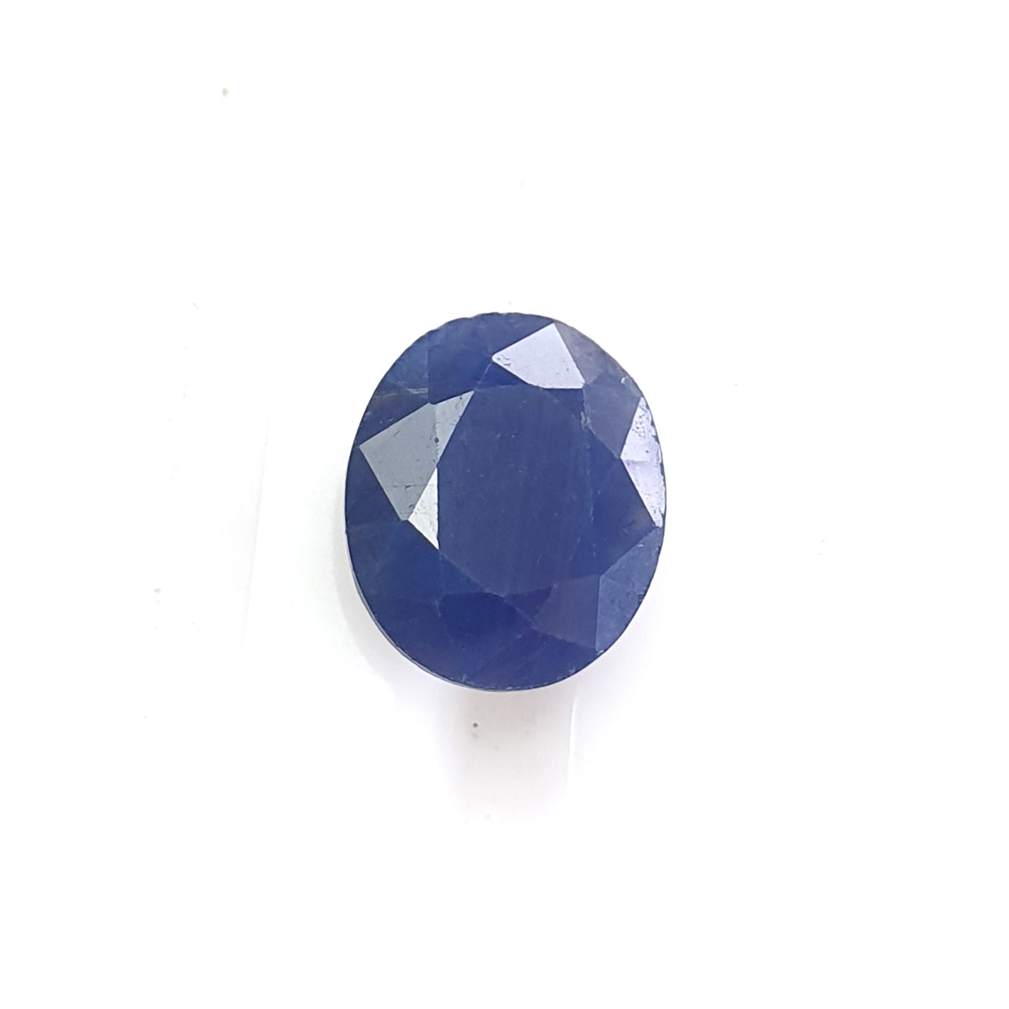 blue sapphire faceted cut gemstone