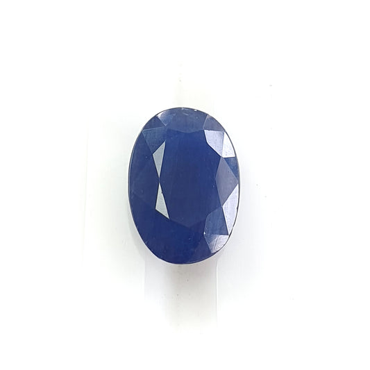 blue sapphire faceted cut gemstone