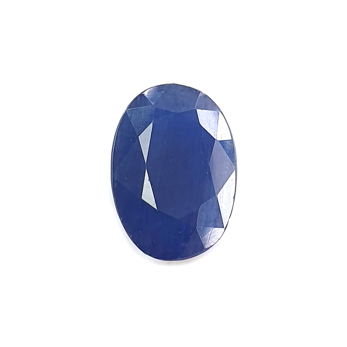 blue sapphire faceted cut gemstone