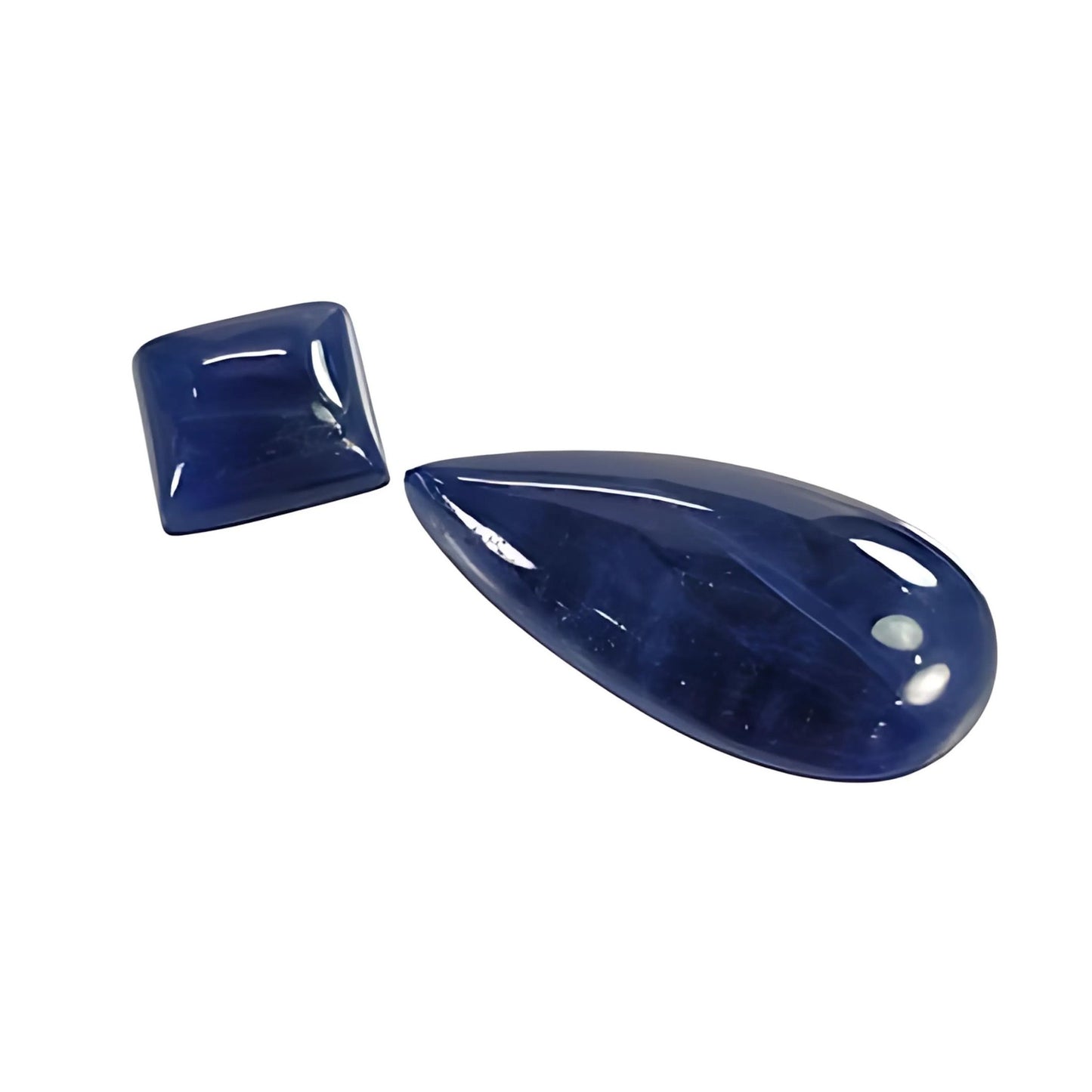 Piedra preciosa de zafiro azul